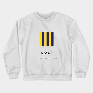 Golf: ICS Flag Semaphore Crewneck Sweatshirt